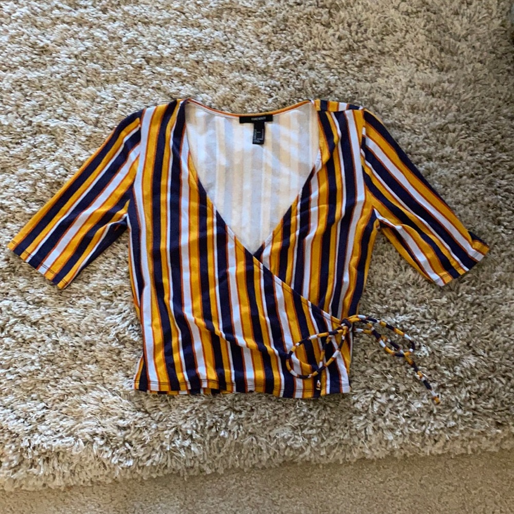Forever 21 medium striped top